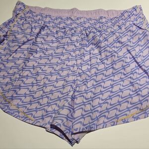 Nike Women's Running Shorts Purple Blue Wave [2X]